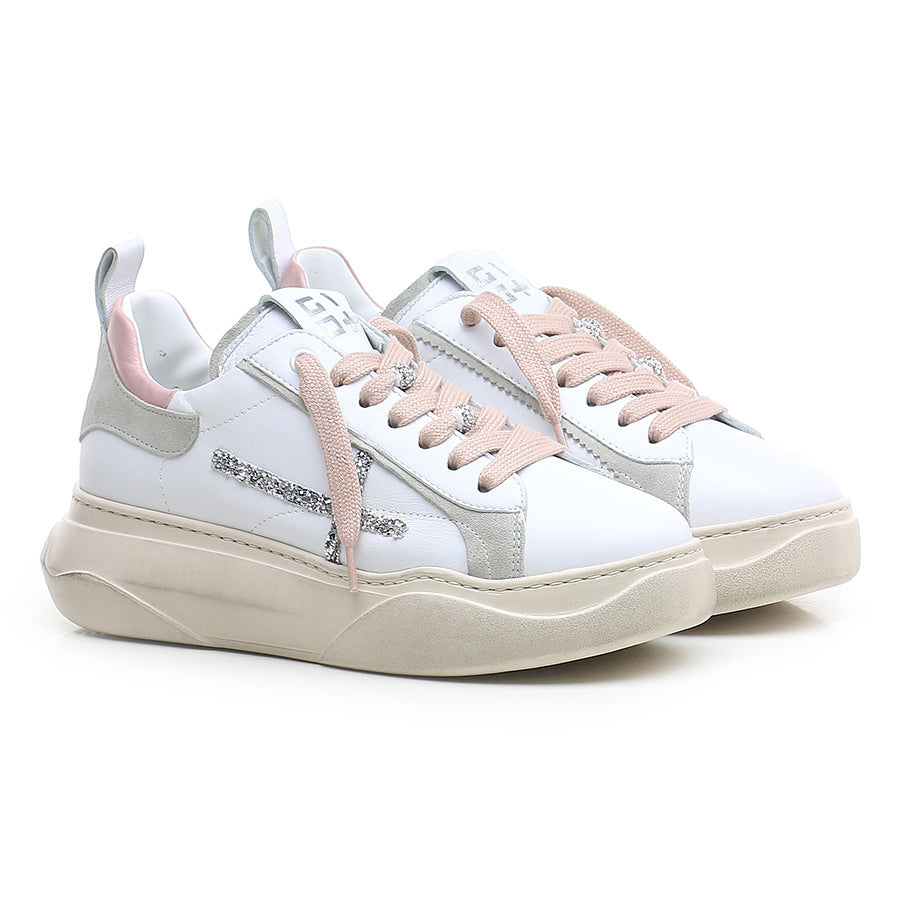 Sneakers Gio+ GIADA63M Combi Rosa Grey