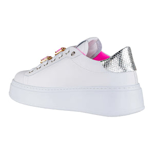 Sneakers Gio+ PIA180A Bianco Fuxia Geco