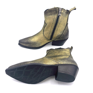 Metisse ankle boots with back zip