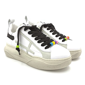 Gio+ perforated sneakers with bee accessory and PIA47 anklet