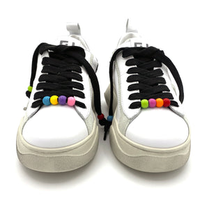 Gio+ perforated sneakers with bee accessory and PIA47 anklet