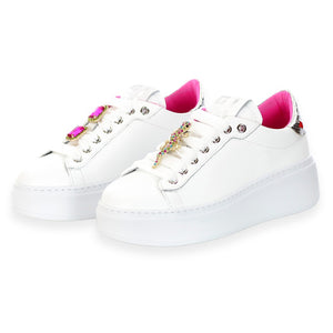 Sneakers Gio+ PIA180A Bianco Fuxia Geco