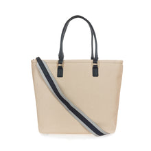 Load image into Gallery viewer, Fracomina shopping bag in canvas and eco-leather 
