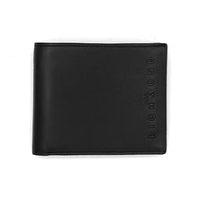 Load image into Gallery viewer, JOHN RICHMOND men&#39;s RFID wallet in black leather with zip coin purse
