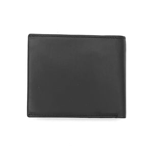 JOHN RICHMOND men's RFID wallet in black leather with zip coin purse