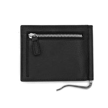 Load image into Gallery viewer, JOHN RICHMOND men&#39;s RFID wallet in black leather with money clip
