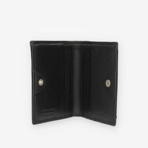 JOHN RICHMOND men's RFID wallet in black leather with external coin purse