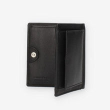 Load image into Gallery viewer, JOHN RICHMOND men&#39;s RFID wallet in black leather with external coin purse
