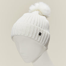 Load image into Gallery viewer, Manila Grace wool blend cap with pom poms
